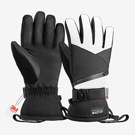 Outdoor Master 3M Thinsulate Waterproof Ski Gloves for Men &amp; Women DF0EB703, ski-windproof-gloves-for-men-women