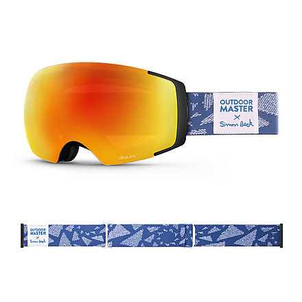 Outdoor Master OM X Simon Beck Art Snow Goggle, om-x-simon-beck-ski-goggles