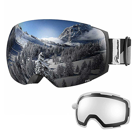 Outdoor Master PRO Snow Goggles w/Lens Bundle, snow-gogs-pro-bundle