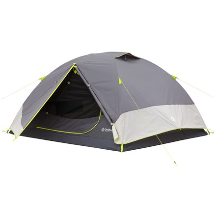 Outdoor Products 4 Person Backpacking Tent, Gray/Green/Tan, 50025