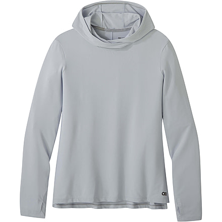Outdoor Research ActiveIce Spectrum Sun Hoodie - Womens, Titanium Grey, Large, 2876612194008