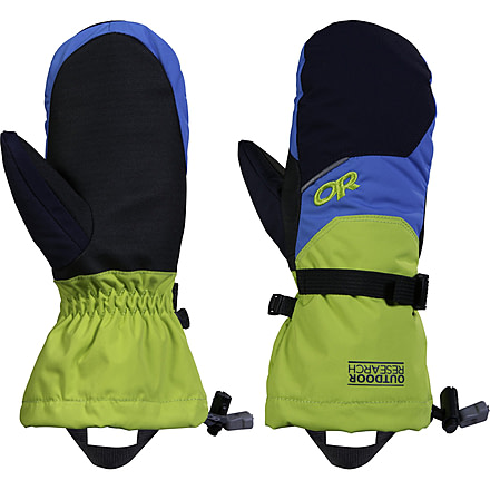 Outdoor Research Adrenaline Mitts - Kid's-Night/Lemongrass/Hydro-Medium