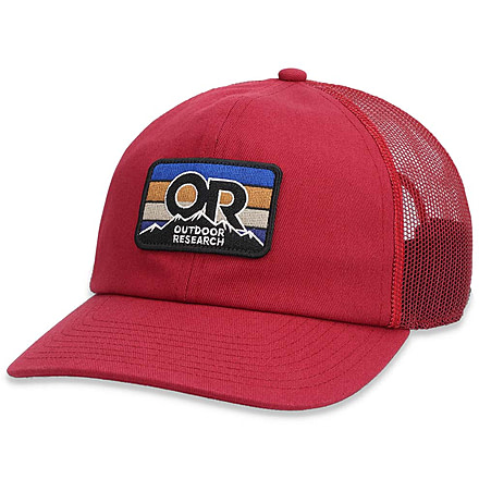 Outdoor Research Advocate Stripe Patch Cap, Brick/Bronze, 3000492513222