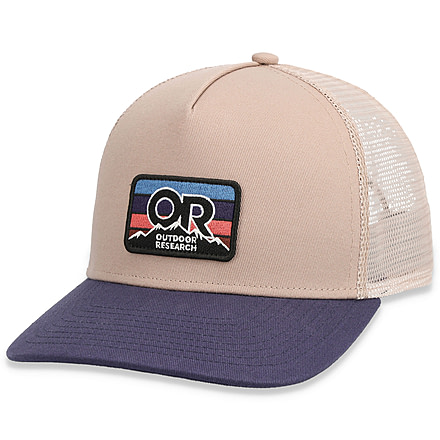 Outdoor Research Advocate Trucker Hi Pro Cap, Pro Khaki/Cenote, One Size, 3010052716222