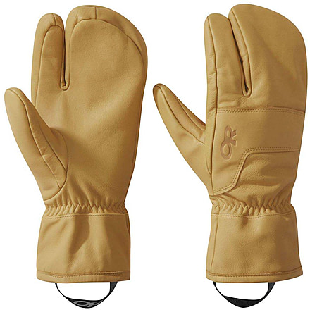 Outdoor Research Aksel 3-Finger Work Gloves, Natural, Small, 2715551160006