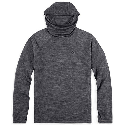 Outdoor Research Alpine Onset Merino 150 Hoodie - Mens, Charcoal Heather, Medium, 3000840893007