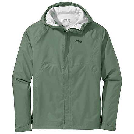Outdoor Research Apollo Rain Jacket - Mens, Cypress, Small, 2691691857006