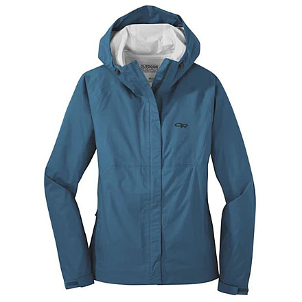 Outdoor Research Apollo Rain Jacket - Womens, Celestial Blue, Small, 2691851576006