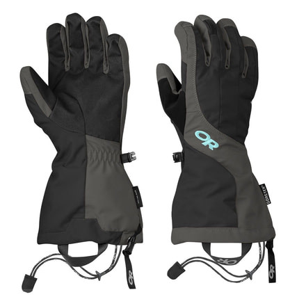 Outdoor Research Arete Gloves - Womens, Black/Charcoal, Medium, 2716160189007