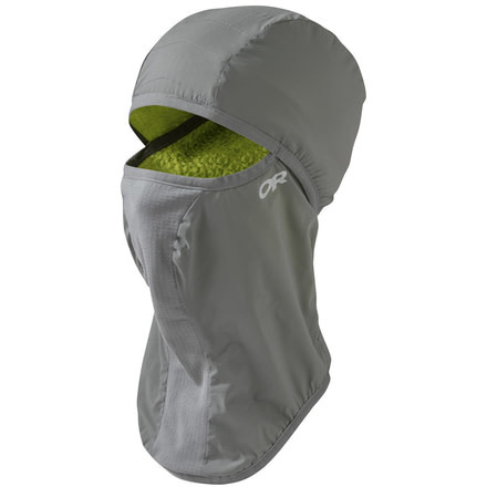 Outdoor Research Ascendant Balaclava-Pewter/Lemongrass-S/M