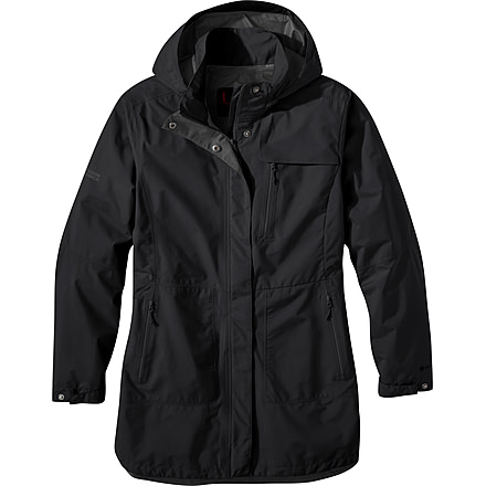 Outdoor Research Aspire Trench - Women's, Small, Black, 2876220001006