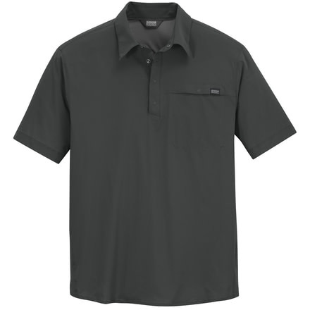 Outdoor Research Astroman Short-Sleeve Sun Polo - Men's-Charcoal-X-Large