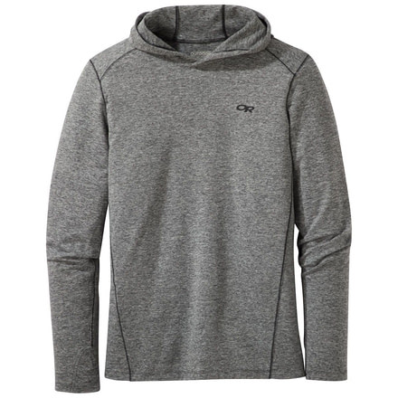 Outdoor Research Baritone Hoody - Mens, Black Heather, Large, 2714580012008