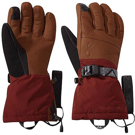 Outdoor Research Carbide Sensor Gloves - Mens, Madder/Sadl, Small, 2776261933006