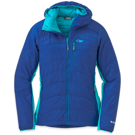 Outdoor Research Cathode Hooded Jacket - Women's-Baltic/Typhoon-X-Small