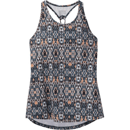 Outdoor Research Chain Reaction Tank - Women's, Mediterranean Print, Extra Large, 2744541812009