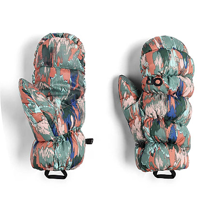 Outdoor Research Coldfront Down Mitts, Cinnamon Print, Medium, 3000242527007