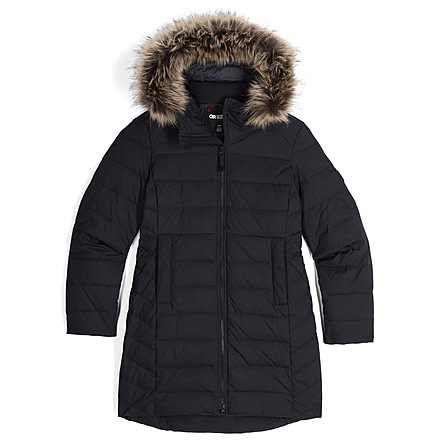 Outdoor Research Coze Faux Fur Parka - Womens, Black, Small, 3005880001006