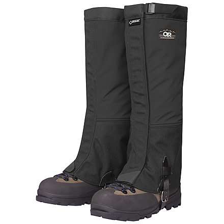 Outdoor Research Crocodile Classic Gaiters, Wide - Mens, Black, Small, 3221930001-S