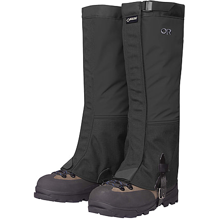 Outdoor Research Crocodile Gaiters - Mens, Black, Small, Wide, 2877160001006