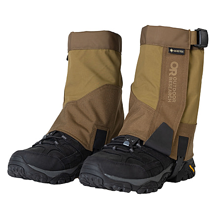 Outdoor Research Crocodile Mid-Height Gaiters, Coyote, Large, 3224160014-L