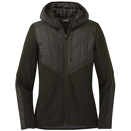 Outdoor Research Cypress Full Zip Hoodie - Womens, Forest Hthr, Extra Large, 2714801636009