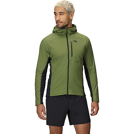 Outdoor Research Deviator Hoodie - Mens, Willow/Black, Large, 3004650749008