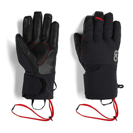 Outdoor Research Deviator Pro Gloves, Black, Large, 3005460001008