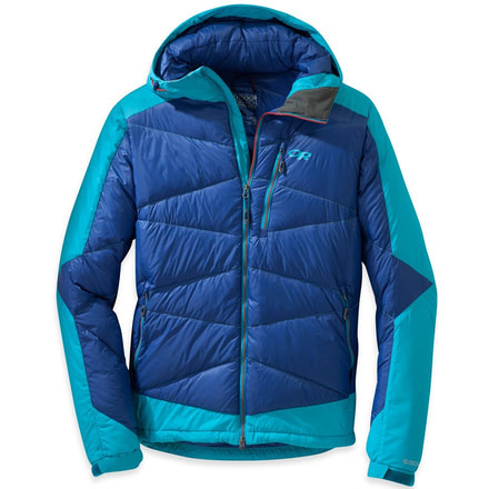 Outdoor Research Diode Hooded Jacket - Men's-Baltic/Typhoon-Small