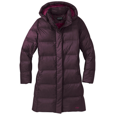 Outdoor Research Down Parka, Pinot/Raspbery, XL, 272950-1732005