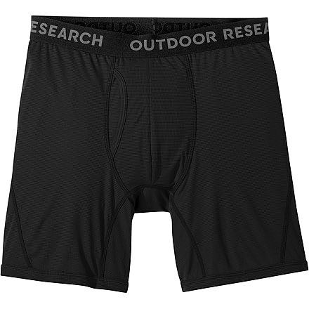 Outdoor Research Echo Boxer Briefs - Mens, Black, Large, 2876300001008