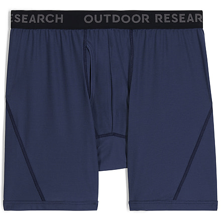 Outdoor Research Echo Boxer Briefs- Mens, Naval Blue, Small, 2876301289006