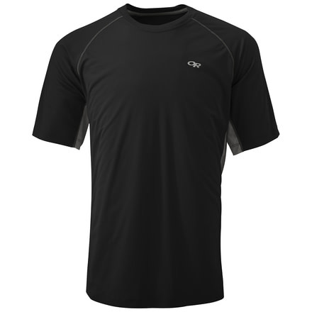 Outdoor Research Echo Duo Tee, Men's, Black/Pewter, XS 242839-black/pewter-XS