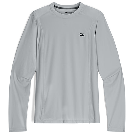 Outdoor Research Echo L/S Tee - Mens, Pebble, L, 2876271569008