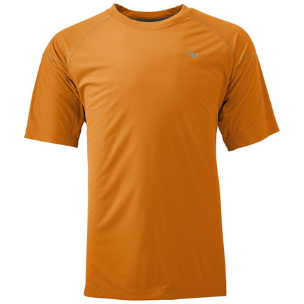 Outdoor Research Echo Tee - Mens, Pumpkin/Pewter, M, 2428361359007