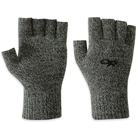 Outdoor Research Fairbanks Fingerless Gloves - Unisex-Charcoal-S/M
