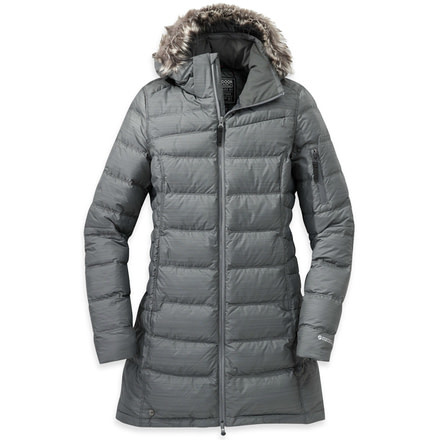Outdoor Research Fernie Down Parka - Women's-Pewter-Small