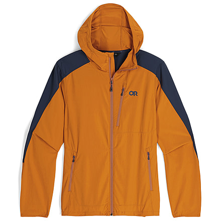 Outdoor Research Ferrosi Hoodie - Mens, Marmalade/Naval Blue, XL, 2876172327009