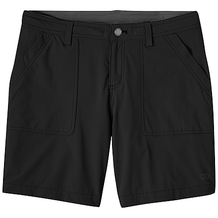 Outdoor Research Ferrosi Shorts - Womens, 7in Inseam, Black, 8, 2876730001297
