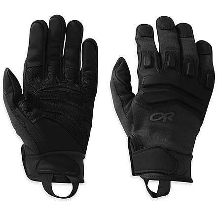 Outdoor Research Firemark Gloves - Men's-All Black-Large