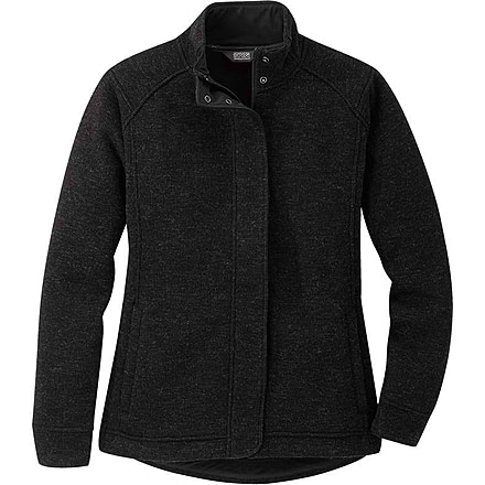 Outdoor Research Flurry Full Zip Jacket - Womens, Black, Medium, 2776130001007