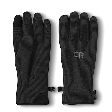 Outdoor Research Flurry Sensor Gloves - Mens, Solid Black, Medium, 2448871677007