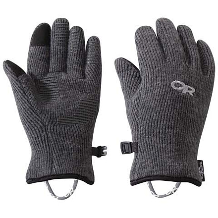Outdoor Research Flurry Sensor Gloves - Womens, Charcoal, Large, 2448880890008