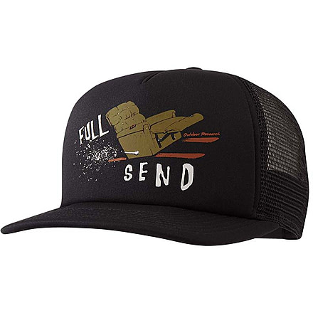 Outdoor Research Full Send Trucker Cap, Black, One Size, 2776530001222