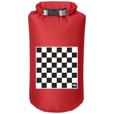 Outdoor Research Graphic Dry Sack 35L Checkers, Hot Sauce, 2692990433222