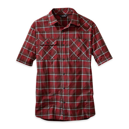 Growler Short Sleeve Shirt - Mens-Redwood-Small