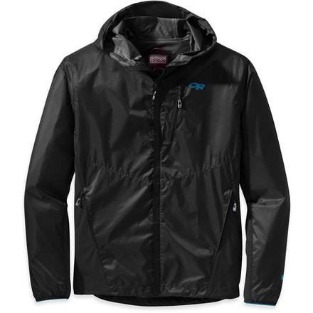 Outdoor Research Helium Hybrid Hooded Jacket - Men's-Black-X-Large