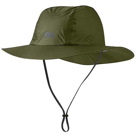 Outdoor Research Helium Rain Full Brim Hat, Loden, Small/Medium, 2799271943015