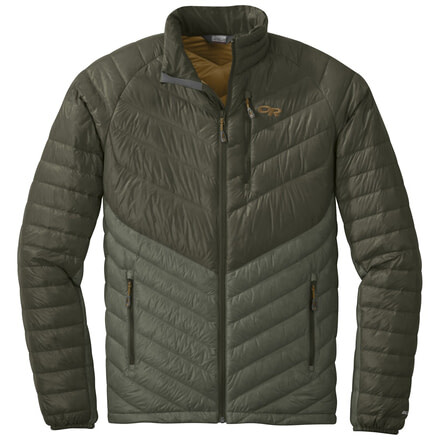 Outdoor Research Illuminate Down Jacket - Mens, Juniper/Basil, Medium, 2680881347007
