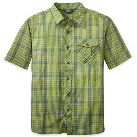 Jinx Short Sleeve Shirt - Mens-Palm/Hops-Small